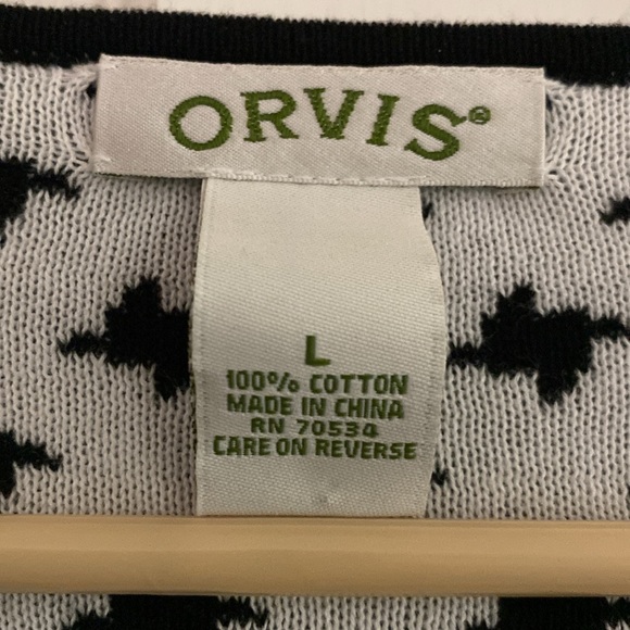 Large nearly new Orvis cardigan with zippered front. - Picture 2 of 5